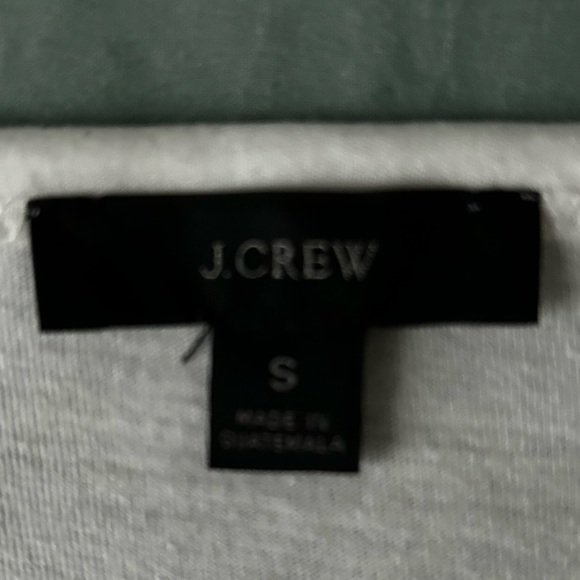 J Crew Women’s Broken-in jersey tiered mini dress White Size Small NWOT - Picture 7 of 7